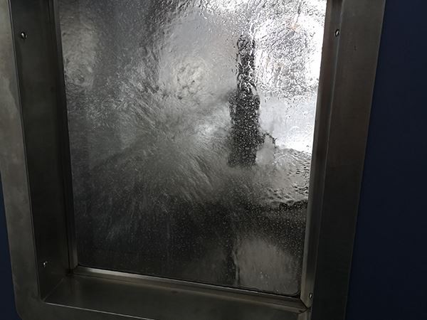 Waterproof testing for multi-axis joystick controls